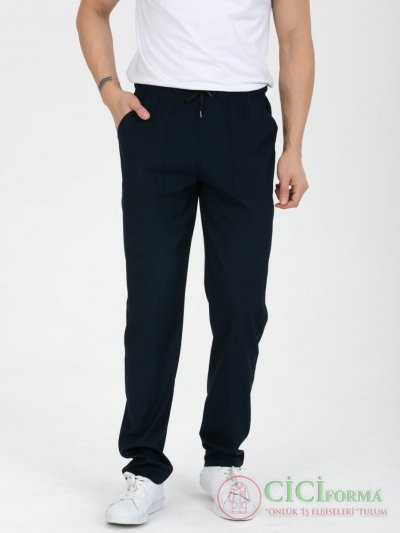 Soft Likralı Lacivert Erkek Tek Alt